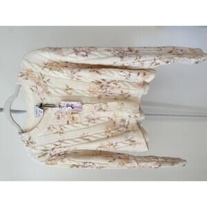 XL Floral Sweater